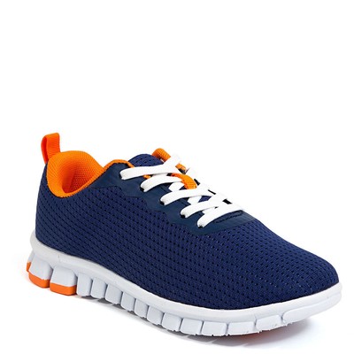 

Олени-олени NoSoX Haskell Jr, Оксфорд для мальчиков и подростков, Navy/orange