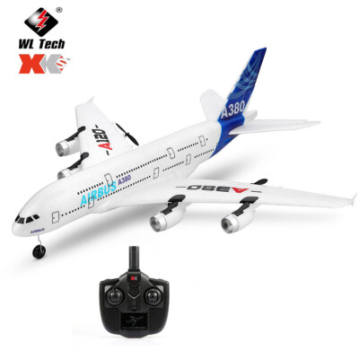 Wltoys XK A120 RC Flugzeug 3CH EPP 2.4G A380 Modell Flugzeug Drone mit LED Licht