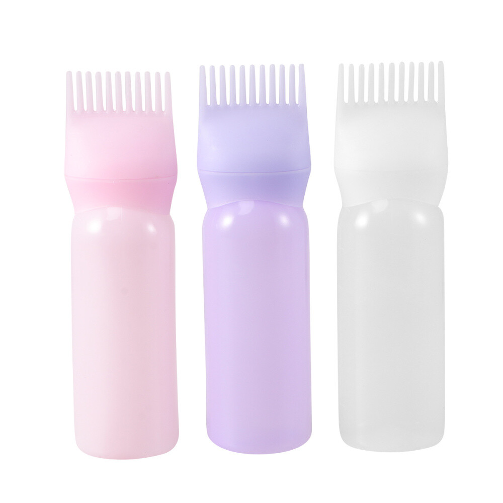 3pcs Hair Dye Bottle Applicator Comb Dispensing Hair Salon