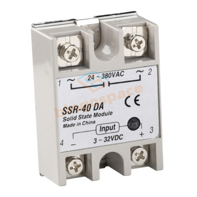 25A/40A/60A/100A SSR-25DA 10DA 40DA 40AA 60DA 100DA Solid State Relay Module USA