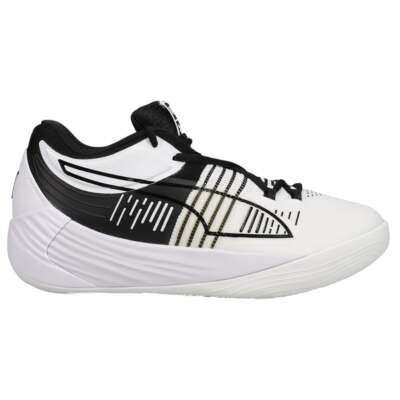 Мужские белые кроссовки Puma Fusion Nitro Basketball Спортивная обувь 376639-01