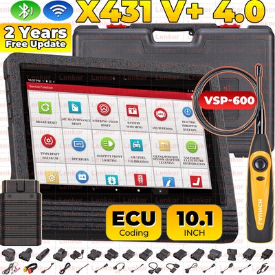 LAUNCH X431 V+ Pro3S+ Elite Car Diagnostic Scanner Bidirectional K Coding TPMS