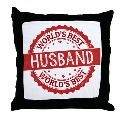 CafePress World's Best Husband Decor Throw Pillow (18