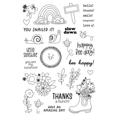 Full Bloom Photopolymer Clear Stamps
