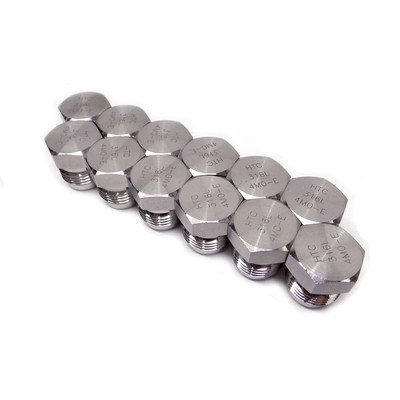 (Lot of 12) NEW Ham-Let HTC 4M0-E 1/2'' 316L VCR Face Seal Fitting Plugs