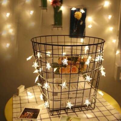 Star String Lights 40 LED 20 FT Fairy Bedroom Twinkle Lights