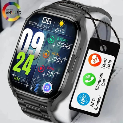 2024 New 2.01-inch Men's and Women's Bluetooth Smart Watch Android Apple Sport