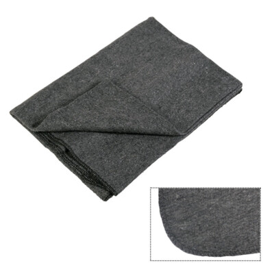Wolldecke grau gewalzt 200x150cm Armee Pferdedecke Outdoor Bundeswehr THW Auto 
