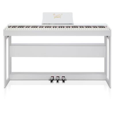 Glarry 88 Keys Full Weighted Hammer Keyboards Electric Piano White