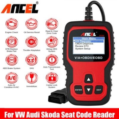 ANCEL OBD2 Scanner All System for VAG ABS OIL EPB Code Reader VD500 Scan Tool