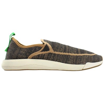 

Sanuk Chiba Quest Knit Slip On Mens Size 8 D Sneakers Повседневная обувь 1091090-BRNA, Коричневый, Sanuk Chiba Quest Knit Slip On