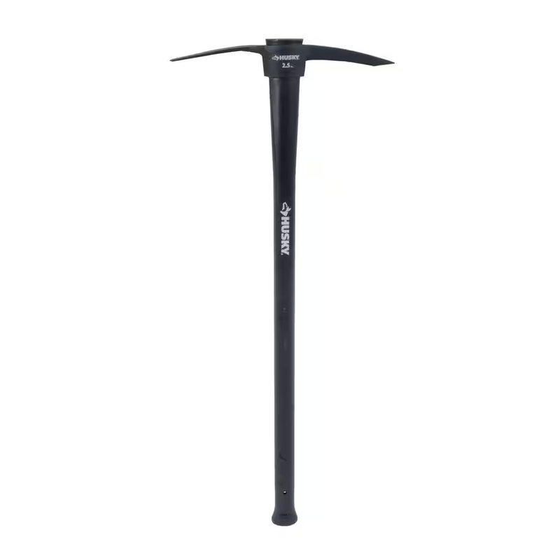Husky Pick Mattock 36 Inch Fiberglass Handle Digging Trenching Garden Tool 5 Lb