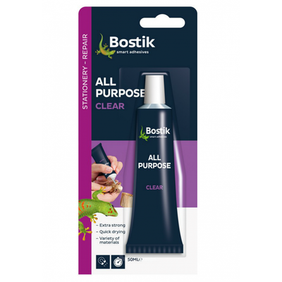 drying glue clear quick extra 20ml adhesive bostik purpose strong diy