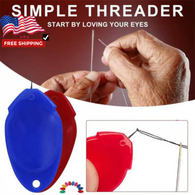 10Pcs Automatic Needle Threader Sewing Machine Stitch Insertion Tool for Quick N