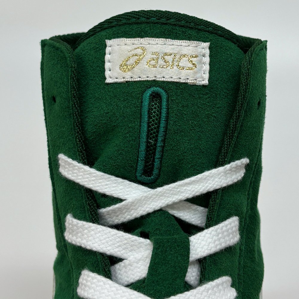 Pre-owned Asics Wrestling Shoes Ex-eo / Green/gold/shoelace White Twr900 Successor Japan