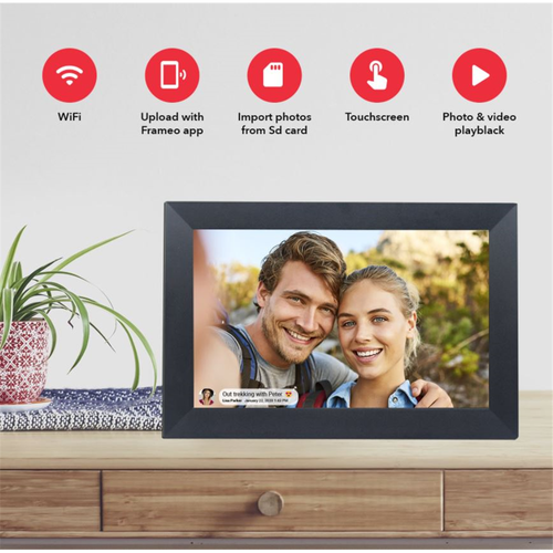 Sylvania 7" Wi-Fi Frameo Digital Picture Frame SDPF7095-B Certified Refurbished