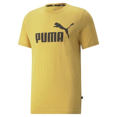 

Puma Essentials Heather Crew Neck Футболка с коротким рукавом Мужские повседневные топы размера, Желтый, Puma Essentials Heather Crew Neck Short Sleeve T-Shirt
