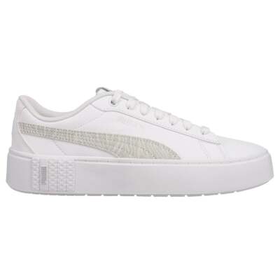 

Puma Smash V2 Tiger Platform Женские белые кроссовки Повседневная обувь 383877-02, Белый, Puma Smash V2 Tiger Platform