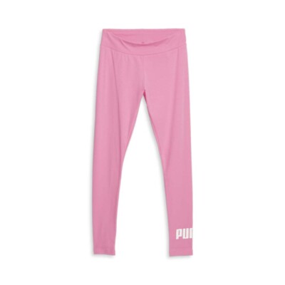 Леггинсы с логотипом Puma Essential Женские розовые спортивные повседневные 58944337
