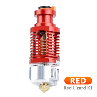 Red Lizard V6 Hotend Kit Plated Copper K1 I3 MK3 Titan Bowden V2 3D Printer part