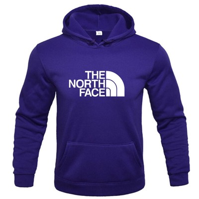The North Face Men's Hoodie Long Sleeve Half Dome Logo Pullover Sweatshirt
