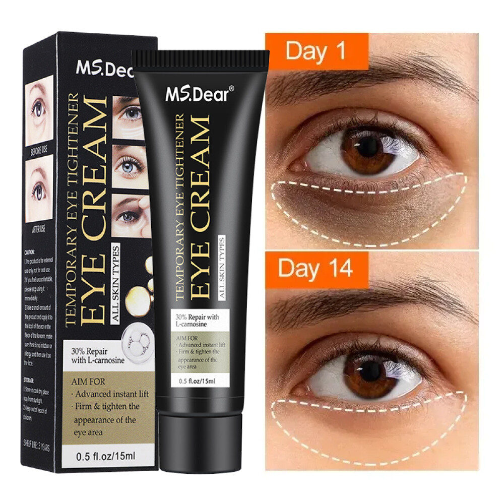 3PCS Temporary Tightener Eye Cream Instant Reduces Under Eye Bags Dark Circles