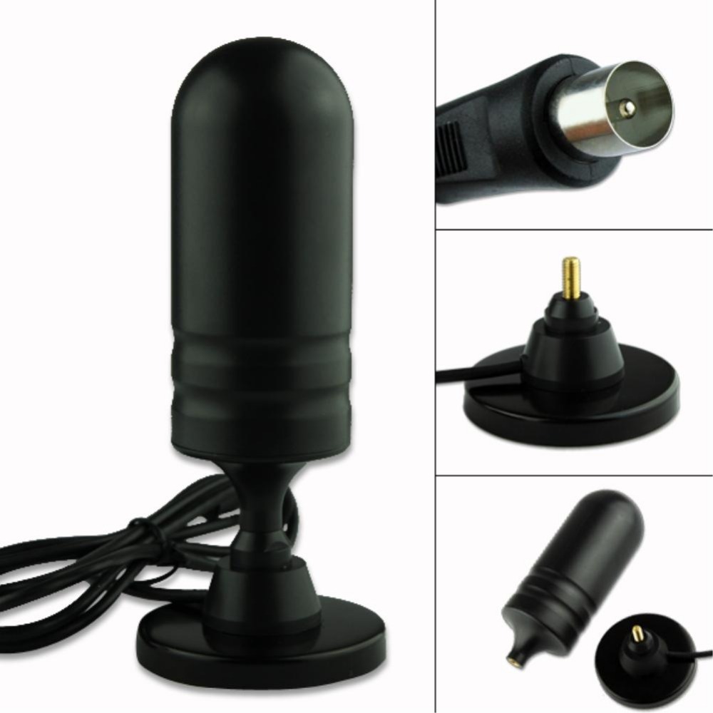 Antenna Portatile TeKone Atn-30w Per Auto E Casa Con Calamita Digitale Tv hsb