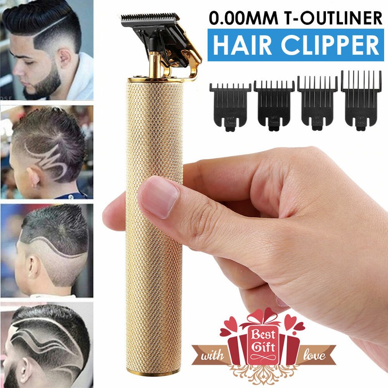 Men's Hot T-outliner Hair Clipper Cordless 0.0mm Trimmer Barber Shaver Best Gift