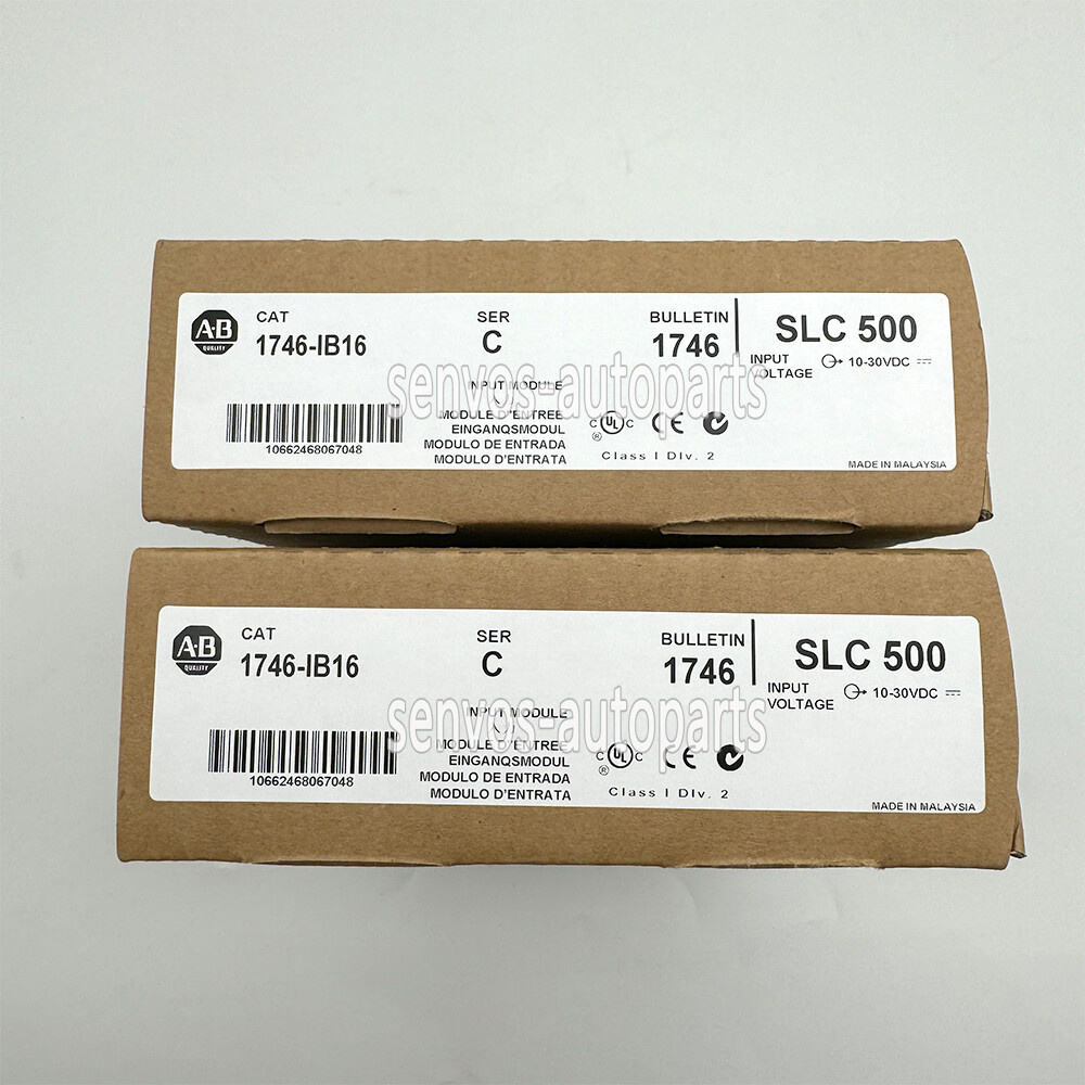 AB 1746-IB16 SER C SLC 500 Digital Input Module PLC 1746IB16 New Factory Sealed
