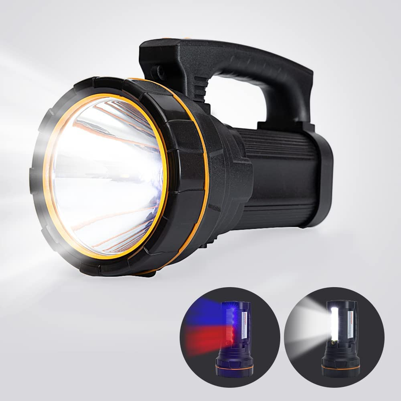 Torch Led Super Bright Rechargeable with Lantern, Powerful Big Flashlight High 1