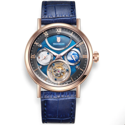 Pre-owned Waldhoff Ultramatic Tourbillon Carbon Bay Rg Special