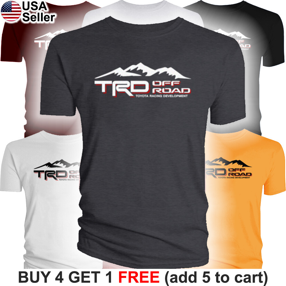TRD Off Road T-Shirt Toyota Racing Development Sport Rally Truck Car Men