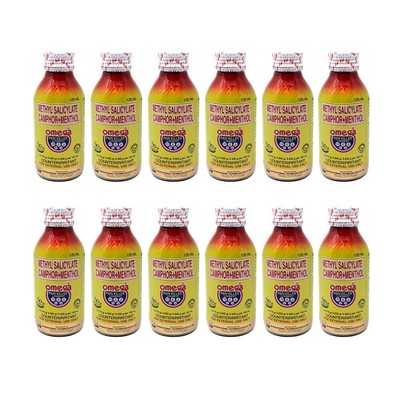 Omega Pain Killer Liniment Oil 120ml, Pack of 12