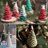 Candle Molds for Candle Making, 2PCS Christmas Tree 3D Silicone Candle Resin Mold, Mould for DIY Aromatherapy Wax Candle Soap Concrete Clay Craft Cake Home Party Decor