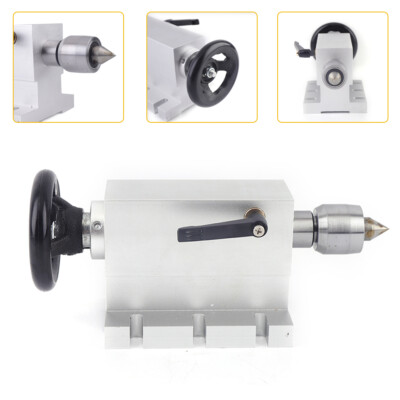 65mm MT2 Tail-Stock Rotary Axis Live Center For CNC A 4th Axis Router Tailstock.