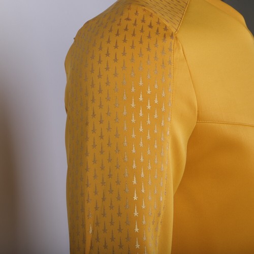 For Strange New Worlds Captain Pike Gold Uniforms Starfleet Blue Red Top Shirts