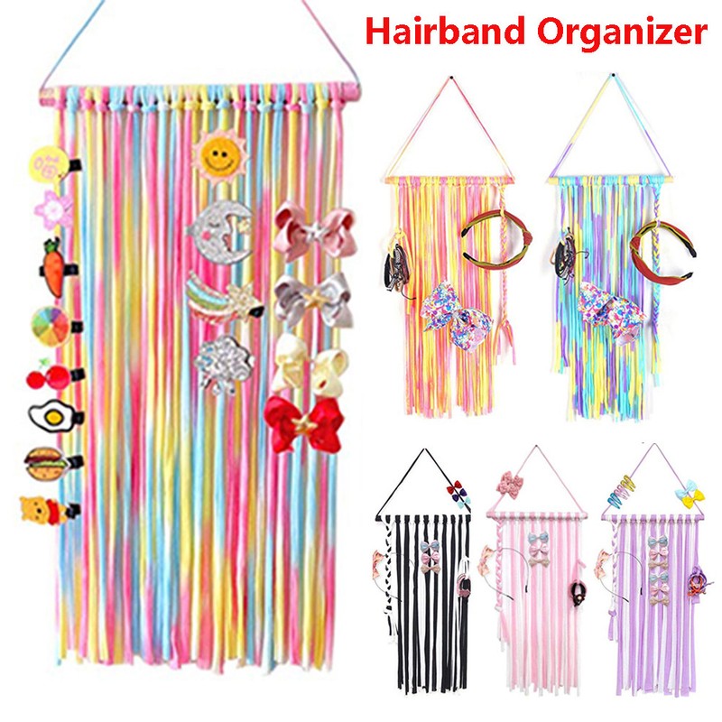 Kids Clips Girls Hairband Organizer Hair Bows Storage Barrette