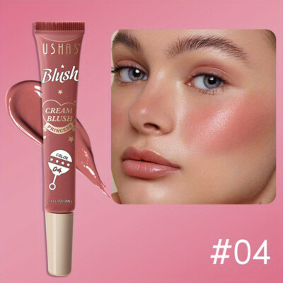 4 Colors Liquid Blush Eyeshadow Explosion Lip & Cheek Dual Contouring Highlight
