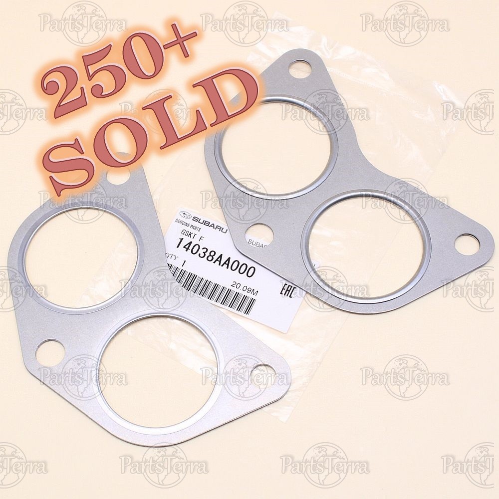 14038AA000 Genuine OEM Subaru Turbo WRX STI LEGACY Exhaust Manifold Gaskets 2 pc