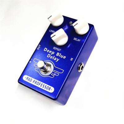 Handmade Guitar Effects Pedal MAD Professor Deep Blue Delay True Bypass