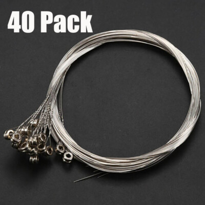 40Pcs Single Electric Guitar Strings Bulk .011 High E (Medium) 11 Gauge B8 t5e