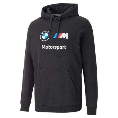 

Puma Bmw Mms Essentials Pullover Hoodie Mens Black Casual Outerwear 53814301, Черный