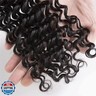 Human Hair Bundles Deep Wave Bundles 26 26 26 Inch Unprocessed Brazilian Virgin Hair Weave 3 Bundles Deep Wave Human Hair Extensions #1B Natural Color Bundle 50 Grams Per Bundle