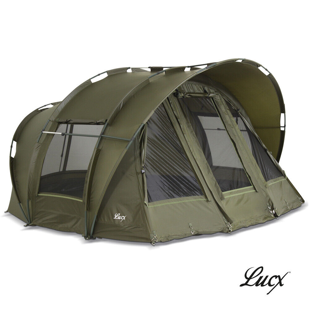 Lucx® Karpfenzelt Bivvy 1, 2, 3 Mann Angelzelt Bivvy 