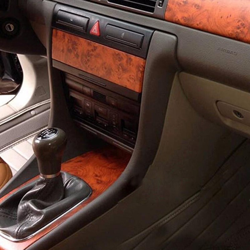 Details About Brown Wood Grain Textured Wrap Sticker Car Interior Vinyl Decal Sheet 100x30cm