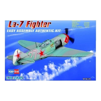 Hobby Boss La-7 Fighter Airplane Model Building Kit, 1/72 Scale
