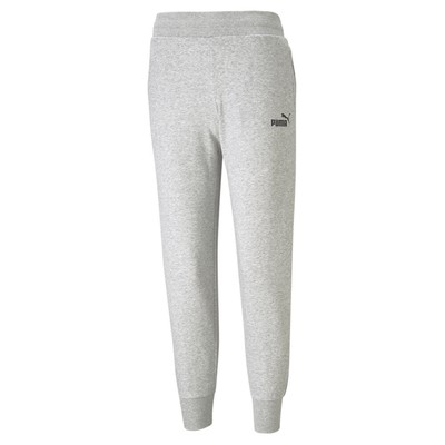 Спортивные брюки с логотипом Puma Essentials на эластичном поясе Женские серые повседневные спортивные брюки Bo