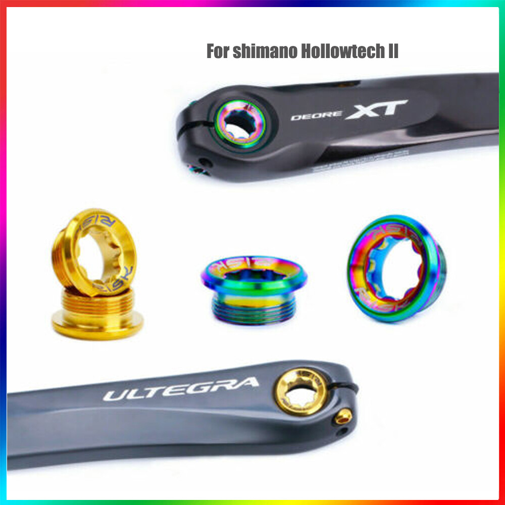 MTB M20x8mm RISK Titanium Ti Crank Arm Fixing Bolt For shimano Hollowtech II CAU