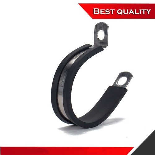 46 Pcs Rubber Insulated Adel Clamp Stainless Steel Cable Clamps 8 Size
