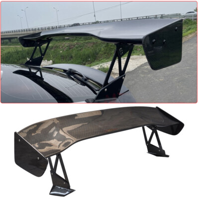 For Honda Civic Type-R FK7 FK8 17-21 VTX-2 Style Carbon Fiber Trunk Wing Spoiler